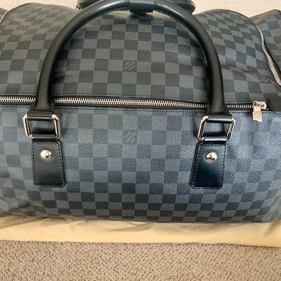 LOUIS VUITTON DAMIER ROADSTER 50 DUFFEL BAG - Picture 2 of 8